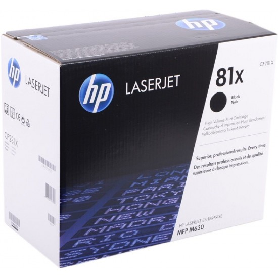 10 Cartouches Toner Laser HP 81X (CF281X) Vierges Authentiques Pour Recharge